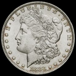USA 1883 Silver Morgan Dollar Obverse