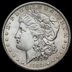 USA 1902 Silver Morgan Dollar Obverse