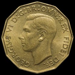 1952 George VI Brass Threepence Obverse