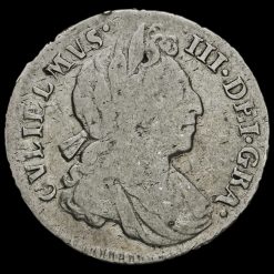 1701 William III Early Milled Silver Maundy Fourpence Obverse