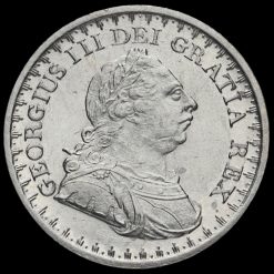 1811 George III Silver Three Shillings Bank Token Obverse