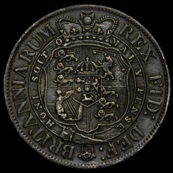 1817 George III Milled Silver Half Crown Reverse