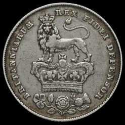1826 George IV Milled Silver Shilling Reverse