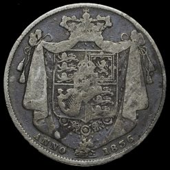 1836 William IV Milled Silver Half Crown Reverse