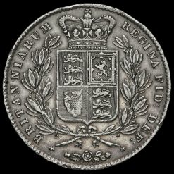 1844 Queen Victoria Young Head Silver Crown Reverse
