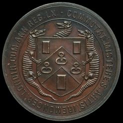 1887 Queen Victoria Jubilee Bronze Medal Reverse