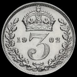 1902 Edward VII Silver Threepence Reverse