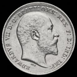 1902 Edward VII Silver Threepence Obverse