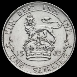 1902 Edward VII Silver Shilling Reverse