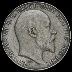 1906 Edward VII Silver Florin Obverse