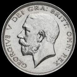 1912 George V Silver Half Crown Obverse