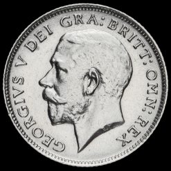 1913 George V Silver Sixpence Obverse
