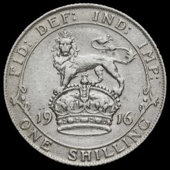1916 George V Silver Shilling Reverse