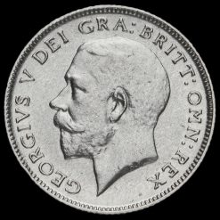 1921 George V Silver Sixpence Obverse