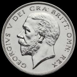 1927 George V Silver Proof Half Crown Obverse