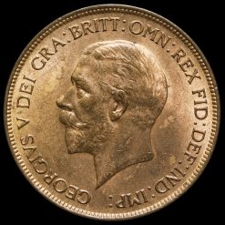 1929 George V Penny Obverse