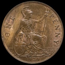 1929 George V Penny Reverse