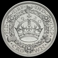 1930 George V Silver Wreath Crown Reverse