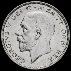 1931 George V Silver Half Crown Obverse