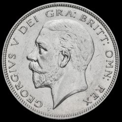 1933 George V Silver Half Crown Obverse