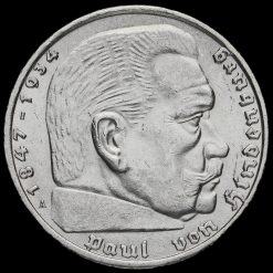 Germany 1935 Silver 5 Reichsmark Reverse