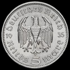 Germany 1935 Silver 5 Reichsmark Obverse