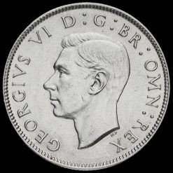 1944 George VI Silver Two Shilling Coin / Florin Obverse